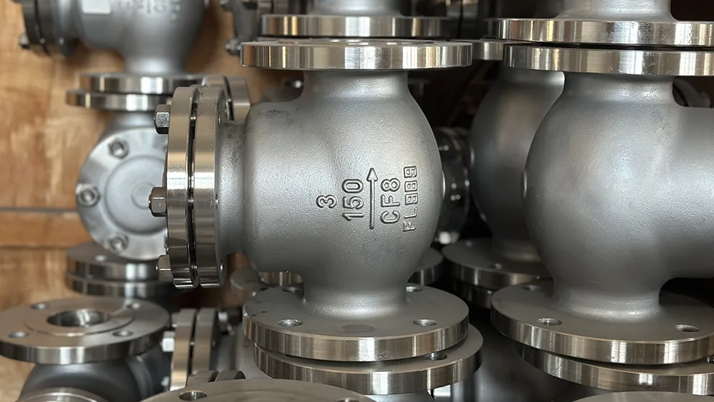 Ang prinsipyo ng pagtatrabaho ng check valve.