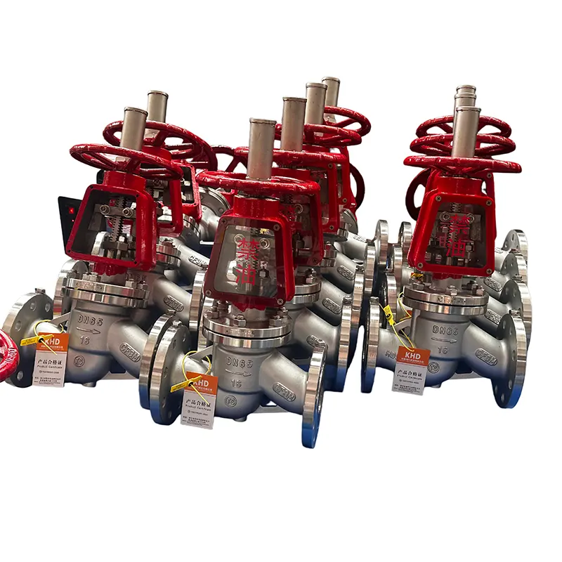 Hindi kinakalawang na Steel Oxygen Globe Valve