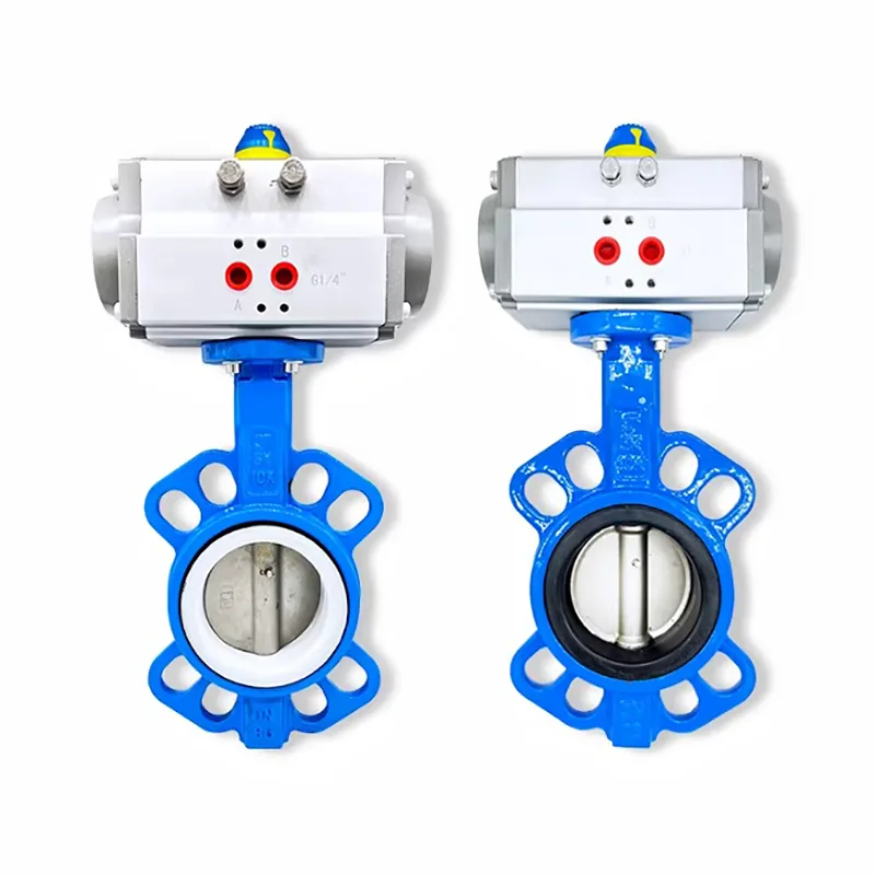 Hindi kinakalawang na Steel Pneumatic Butterfly Valve